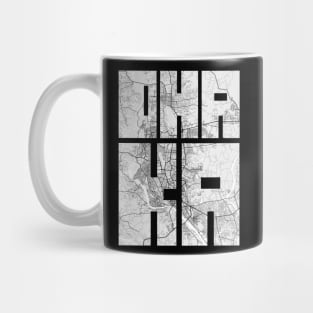 Dhaka, Bangladesh City Map Typography - Light Mug